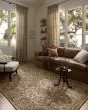 Percival PCV-01 Ivory/Natural Area Rug