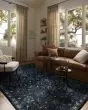 Percival PCV-02 Navy/Ivory Area Rug