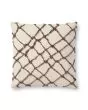 PLL0043 Ivory/Black 18"x18" Pillow