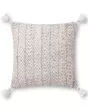 PLL0068 Blush/Natural 18"x18" Pillow