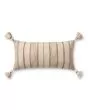 PLL0157 Ivory/Multi 12"x27" Lumbar Pillow