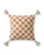 Amos PMH0066 Rust/Ivory 18" Pillow