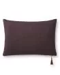 PMH1153 Mocha/Plum 16" x 26" Pillow