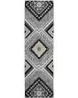 Portico PO5 Black Area Rug