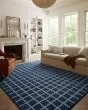 Polly POL-05 Navy/Silver Area Rug