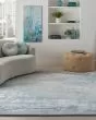Prismatic PRS19 Seafoam/Silver Area Rug
