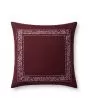 Estee Border PRP0062 Burgundy 22" Pillow