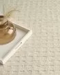 Pure Grids PGR01 Ivory Beige Area Rug