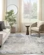 Quarry QUA01 Ivory Grey Blue Area Rug