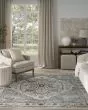 Quarry QUA18 Ivory Navy Area Rug