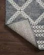 Rainier RAI-05 Denim/Ivory Area Rug