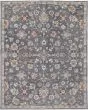 Rylan 8639F Gray/Ivory/Red Area Rug