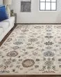Rylan 8641F Ivory/Blue/Tan Area Rug