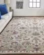 Rylan 8642F Ivory/Taupe/Blue Rug