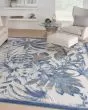 Seaside SDS02 Ivory Blue Area Rug