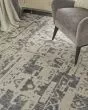 Silk Shadows SHA19 Ivory Grey Area Rug