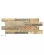 Stacked Quartz Desert Gold Porcelain Tile