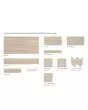 Stream Crema Porcelain Travertine Tile