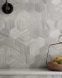 Stria Grey Porcelain Matte Marble Tile