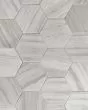 Stria Grey Porcelain Matte Marble Tile