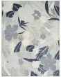 Suncoast SNC01 Grey Navy 4'x6' Area Rug