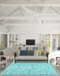 Seabreeze SZ7 Teal Area Rug