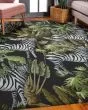 Tropics TC13 Black Area Rug