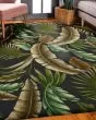 Tropics TC1 Black Area Rug