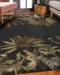 Tropics TC8 Black Area Rug