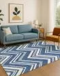 The Reserve TR17 Blue Area Rug