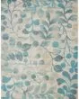 Tranquil TRA03 Ivory/Turquoise Area Rug