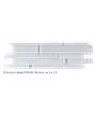 Translucent Clear Glass Simply White Tile