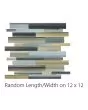 Translucent Fresco Glass Brushed Oxide Tile