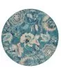 Tranquil TRA02 Turquoise Area Rug