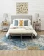 Tryst Nuvole Grey Blue Area Rug