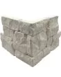 Tumbled Ledgers Light Beige Natural Stone 8"x18" Limestone Ledger Corner Tile