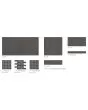 Urban Concrete Dark Grey Porcelain Matte Tile