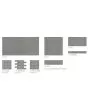 Urban Concrete Grey Porcelain Matte Tile