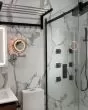 Venato Carrara Satin Porcelain Marble Tile