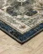 Venice 4333b Charcoal/Blue Area Rug