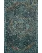 Victoria VK-15 Teal/Multi Area Rug