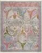 Vintage Harmony VHH03 Pink Multicolor 5'3"x7'6" Area Rug