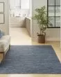 Washable Solutions WSL01 Navy Blue Rug