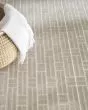 Washable Charm WCH02 Silver Ivory Area Rug
