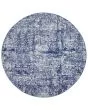 Whimsicle WHS07 Ivory Navy Area Rug
