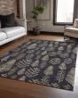 Wonderland WN21 Black Area Rug