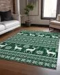 Wonderland WN28 Green Area Rug