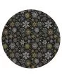 Wonderland WN31 Black Area Rug