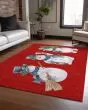 Wonderland WN34 Red Area Rug