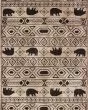 Woodlands 9651a Ivory/Black Area Rug